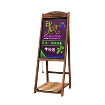 LED 입간판 입구 메뉴판 미용 조명 길거리 디지털, 플러그인 배터리 로그 컬러 53x110