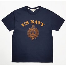 [그롭스]US NAVY ACADEMY 반팔 티셔츠 (네이비) 밀리터리패션