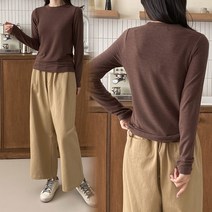 <꽃에산다> 국산 부드러운 여자 레이온 라운드 티셔츠 긴팔 얇은 베이직 이너티 브라운 6컬러” class=”wr-img”></a></div>
</div>
</div>
</div>
<div class=