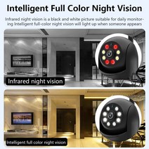 1080P IP카메라 실시간 홈캠4MP 2.4G 및 5G 듀얼 주파수 Wifi IP 카메라 스마트 홈 Alexa 양방향 통화 PTZ, 05 3MP NO SD Card_04 영국 플러그