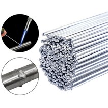 인바Easy Temperature Low Melt Aluminum Welding Rods Weld Bars Cored Wire Solder for No Need Powder A, 03 2mm 5pcs