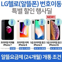 [궆폰]아이폰8 256GB 프리미엄 리퍼 풀박스/LG 헬로비전 번호이동/공시지원24개월약정, 그레이/(공시지원)보편 6GB 100