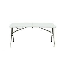 브로몰딩 캠핑 BBQ 접이식테이블 152CZ (1500mm) 야외 펜션 학교 교회 회의실 강당 테이블 행사매대 (상판 접이식)