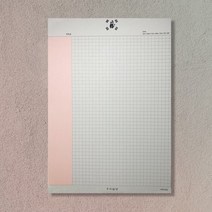 안중근 손도장 태극기 모눈 코넬 B5 사이즈 떡메모지 수능 대비 시험 공부 메모지