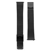 [Nordgreen] 노드 그린 교환 벨트 16mm 폭 순정 메쉬 스트랩 32mm 페이스 대응 블랙 스테인리스 스틸 ST16POBLMEBL [병행 수입품]