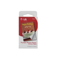 포켓포토인화지 Freeshipping Wtsfwf 30 개/가방 Zink 포켓 포토 프린터 용지 모바일 LG PD233, 한개옵션0