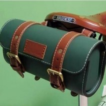자전거 킥보드 핸들 싯포스트백 클래식 안장 가방, 그린