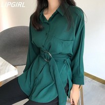시즐링벨트 블라우스