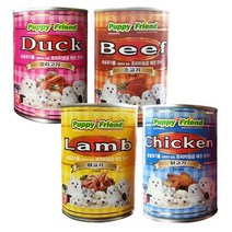 개통조림 강아지결석간식 강아지캔 펫디저트 강아지간식캔 애견캔 강아지습식간식, 1개, 오리고기