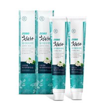 애경 2080 청은차 향기화차치약 190g 치약, 4개