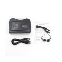 휴대용 카세트 플레이어 워크맨 마이마이 오디오 라디오 USB 카세트 테이프 플레이어 MP3 녹음 음악 플래시, 한개옵션0
