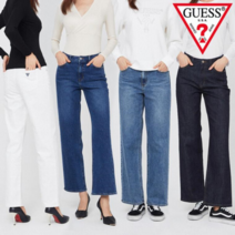 게스 여성 와이드핏 데님팬츠_K YM3D0155 538277
