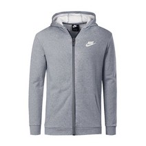 나이키 키즈 NSW 클럽 플리스 후드 집업 그레이 아동 주니어 트레이닝 기모 풀집 후리스 BV3699-091