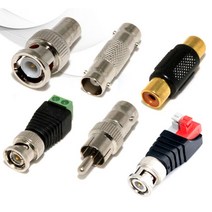 CCTV 케이블 BNC 젠더 모음 BNC RCA RF DC, B1014