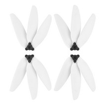 dji텔로 교육용 코딩 미니 드론 DJI AIR 2 S/Mavic AIR2 스페어 저소음 용 3 블레이드 프로펠러 에어 액세서리 강력한 당기는 힘, [04] White 2 Pairs