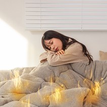 자가발열토퍼 양털이불 캠핑용토퍼 기절토퍼, 싱글