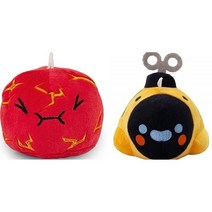 Slime Rancher 10.2cm(4인치) 미니 플러시 붐 & 드론 슬라임 번들