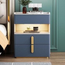 작은 시크한디자인 조립식 작은서랍장 현대 테이블 스탠드 무선 충전기 캐비닛 깔끔하고튼튼한, style 2