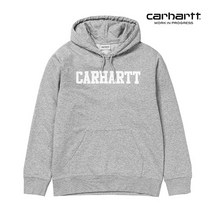 기타 칼하트WIP Hooded College (Grey Heather / White)