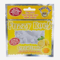 Fuzzy Rocks 퍼지락 크리스탈 자일리톨 캔디 레몬 40gX4개