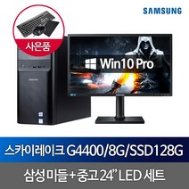 DB400T7B 펜티엄G4400 8G SSD128GB + 24인치, 단품, 단품