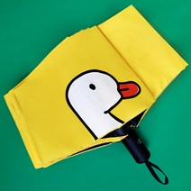 튼튼한 오리 자외선차단 양산겸 3단 자동우산
