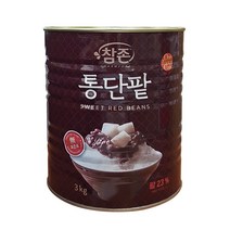 [참존] 통단팥 3kg 빙수팥 빙수재료, 1개