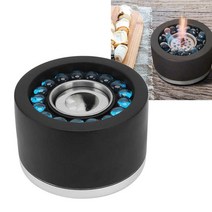 벽난로 불멍 콘솔 Tabletop Mini Fireplace Desktop Warmer Portable Fire Pit Bowl Heater for Indoor Hom, 한개옵션0