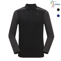 [LPGA골프웨어] 남성 배색포인트 제에리 티셔츠(L184TS261P)