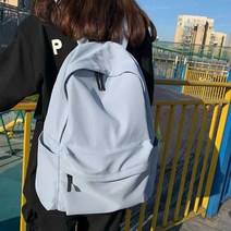 자이언트 백팩 초대형 빅백 힙 사람들어가는 스트릿 슈퍼대형 가방 대형 등교 학교 오버사이즈, 블루+방범 뒷주머니
