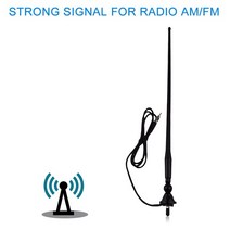 방수 해양 보트 라디오 안테나 고무 오리 다이폴 유연한 FM AM 변조기 흰색 ATV UTV RV 자동차 요트 트랙터, 02 G-056B