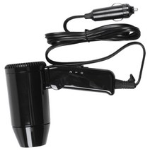자동차 헤어 블로우 드라이어 열 DC12V 216W 휴대용 접이식 송풍기 뜨거운 바람 여행 보관이 용이 한 핸들 드 - 설탕 차량 창, 보여진 바와 같이, 하나, 1개