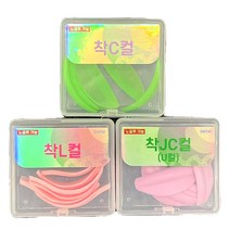속눈썹 펌 스노우롯드 3종 C컬 L컬 JC(U)컬, L컬(분홍색)