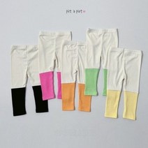 미니트리 쥬시투톤레깅스 유아동 배색레깅스
