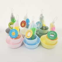 이케아 유아 식기 그룻+컵+커트러리+비눗방울 놀이 어린이집 생일 답례품 유치원 생일선물 단체 선물 구디백 어린이 식기, 01_이케아3종(색상랜덤)+비눗방울(색상랜덤)+포장세트, 02_완포장 발송