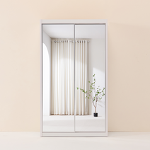 레오가구 슬라이딩쿠페 화이트 올은경장롱/옷장 (이불선반장/2통구성), 4서랍장, 3서랍장