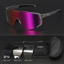 스포츠 고글 Sweet Protection Ronin 4 렌즈 사이클링 안경 남성 여성 자전거 선글라스 스포츠 선글라스 Mountain Road Bike Goggles, 04 ST04