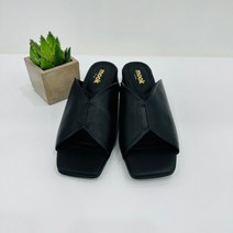 여성 뮬 샌들 슬리퍼 4cm굽 SA