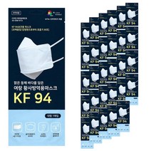 국내생산 KF94 동해 여랑황사방역용 마스크 화이트 대형 개별포장 식약처인증 100매 200매 300매