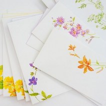 제이엠컴-늘봄 들꽃 돈봉투 6종 부모님용돈봉투 부모님용돈 예쁜편지봉투 용돈봉투 종이봉투-JS, JS-6.노랑어리연꽃