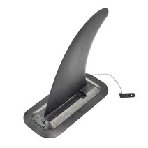 패들보드 서핑보드 블랙 서핑 보드 핀 분리형 풍선 패들 방향타 테일 베인 내구성 핫, 한개옵션0