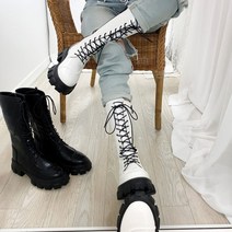 홍대언니 여성 레이스업 워커부츠 CA33A8004 (5cm)