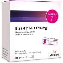 독일직구 아이언 다이렉트 14mg + 비타민 C 20개의 스틱 독일산, 수량, 상세참조