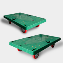 [국산] 달리 구루마 대차 구르마 카트 엘카 밀차 끌차 수레, 빨강, PVC 우레탄, 1개