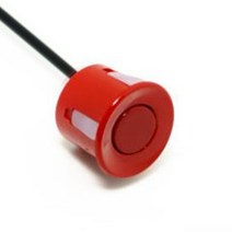 자동차 전방 감지 센서 22mm 블랙 레드 화이트 실버 샴페인 골드 컬러 주차 키트 모니터 리버스 시스템 599EA 2, 02 Red