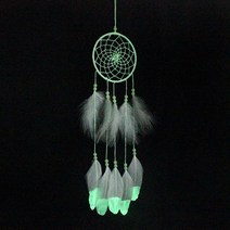 보람창고 야광 형광 드림캐쳐 여자아이방꾸미기 아기방소품 월행잉 마크라메 모빌