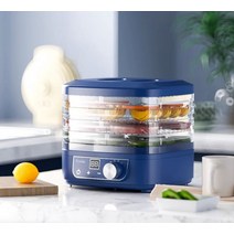 가정용 식품건조기 과일 야채 고기 고추 애완동물 수제 간식 소형 미니 동결 건조기, 단일사이즈, C_블루 3단