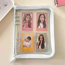 6공 포카 바인더 보관 앨범, A5 화이트(내지포함)