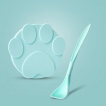 펠렛 제조기 기계 애완동물 사료 가공 실리콘 애완 동물 캔 뚜껑 식품 실러 스푼 커버 커버 보관 개 액세서리, green