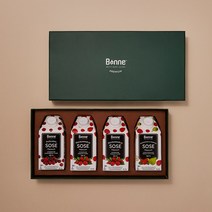 [본네] [쇼핑백 내포]로즈힙/로즈힙 배/링곤베리 퓨레 주스 500mL 4개입, 상세 설명 참조, 상세 설명 참조